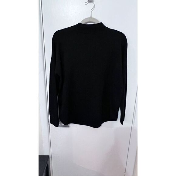 Madewell BLACK LONG SLEEVE WOOL BLEND SWEATER WOMENS SZ XS NEW WITH TAGS - Picture 5 of 10